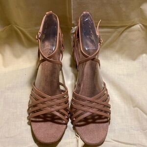 Bloch Tan Strappy Women's Ballroom Shoes